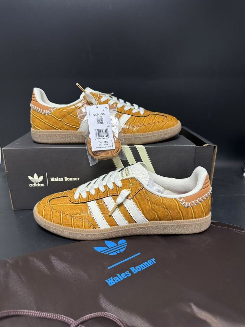 Wales Bonner Adidas Samba Croc Amber White Shoes